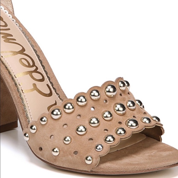 Sam Edelman Yaria Studded Block Heel Sandal 9M NWT - Picture 2 of 8